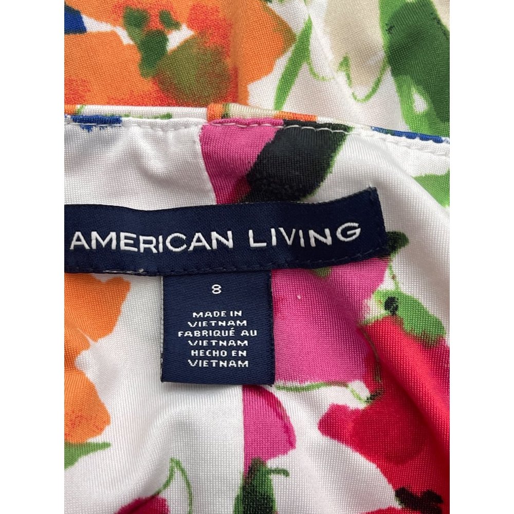 American Living Floral Print Midi Dress - Multicolor - Picture 9 of 10